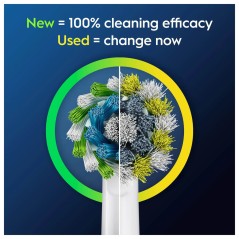 "Oral-B CrossAction Toothbrush Heads - 12 Pack, Ultimate Cleaning Power for a Brighter Smile!"